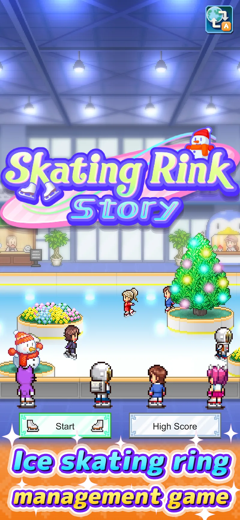 Captura de pantalla del gameplay de Skating Rink Story 6