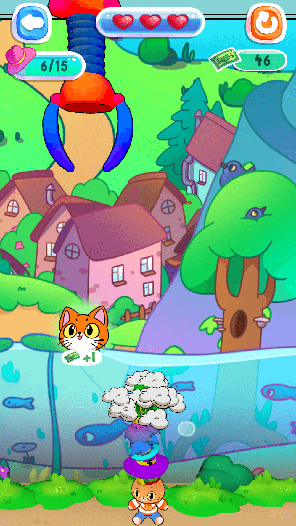 Captura de pantalla del juego Simba Hats 7