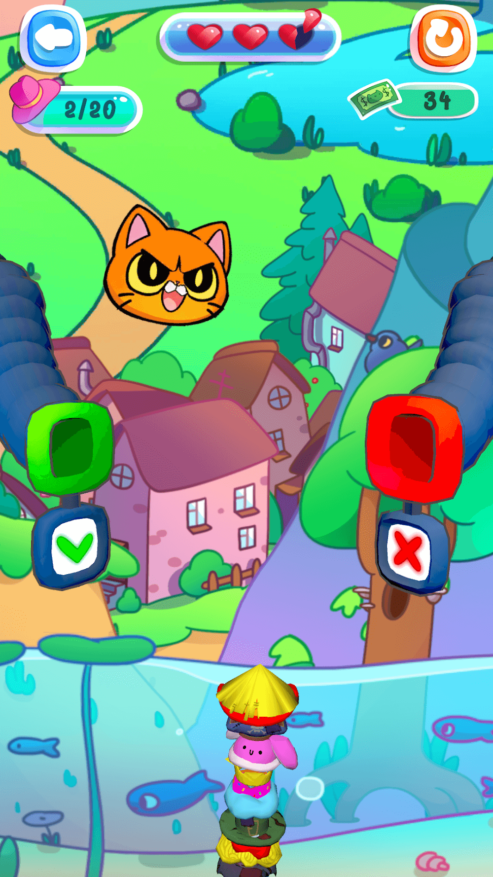 Captura de pantalla del juego Simba Hats 5