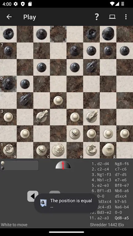 Captura de pantalla de Shredder Chess 7