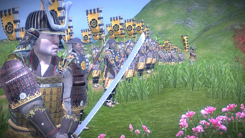 Captura de pantalla del juego Shogun: War and Empire 2