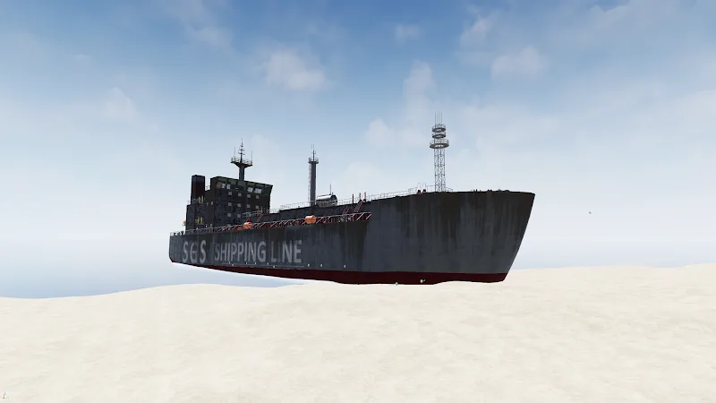 Captura de pantalla del juego Ship Graveyard Simulator 3