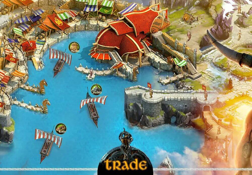 Captura de pantalla 3 de Vikings: War of Clans