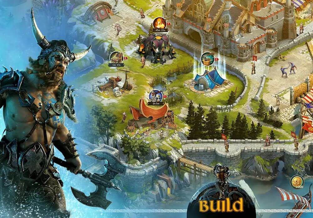 Captura de pantalla 2 de Vikings: War of Clans