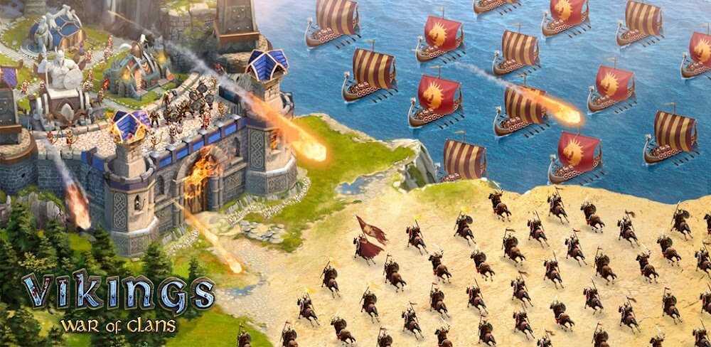 Captura de pantalla 1 de Vikings: War of Clans