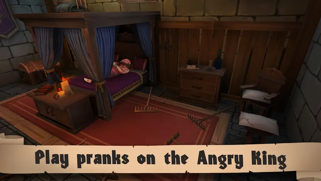 Captura de pantalla del juego Angry King: Scary Pranks 3