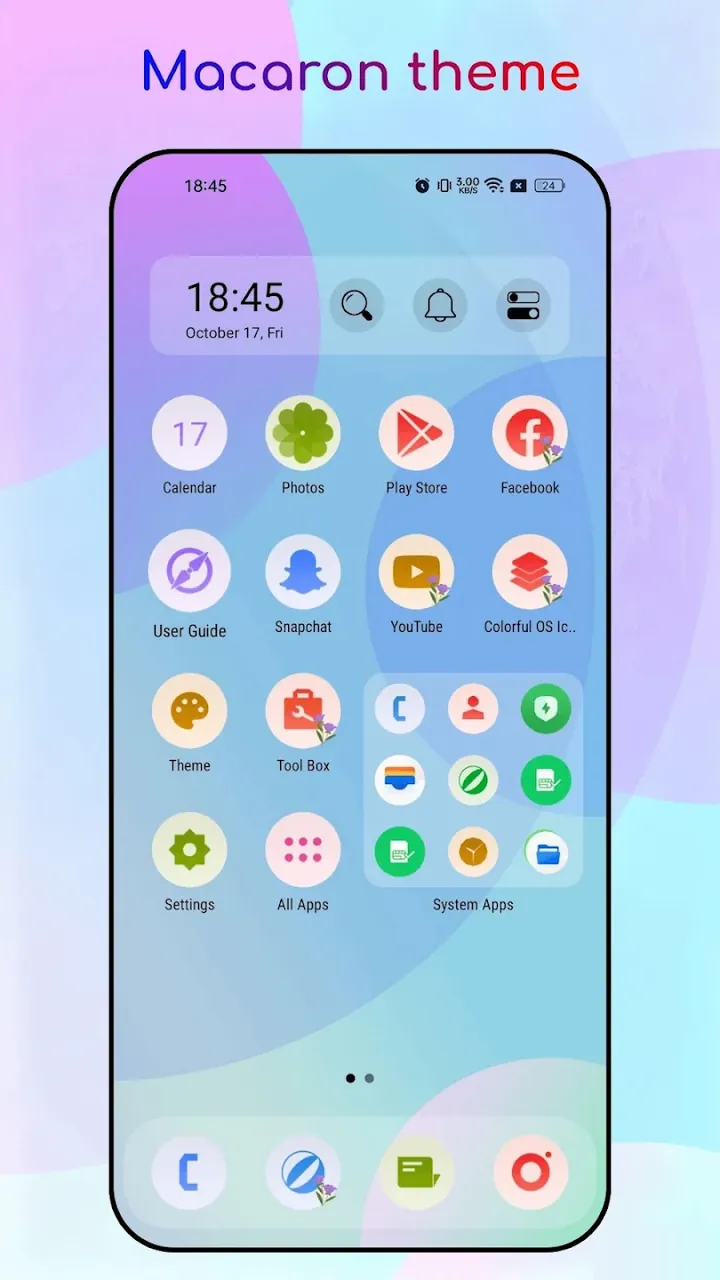 Colorful OS Launcher preview image 4