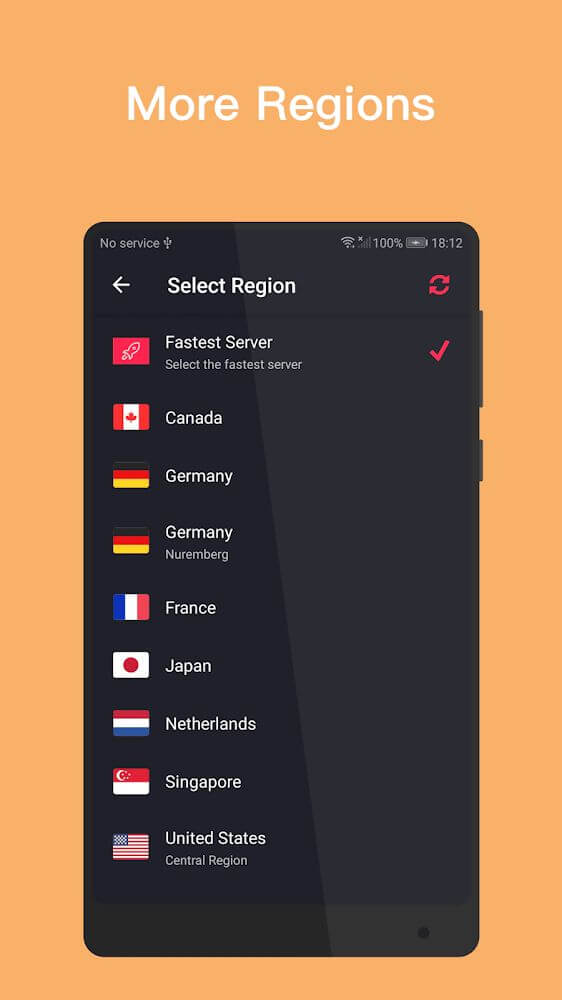 Captura de pantalla de VPN Inf 5