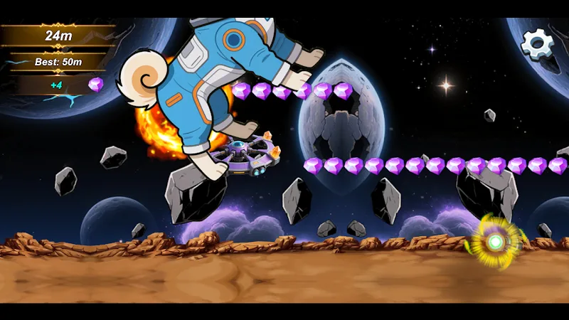 Captura de pantalla del juego Shiba Su: Adventure 4