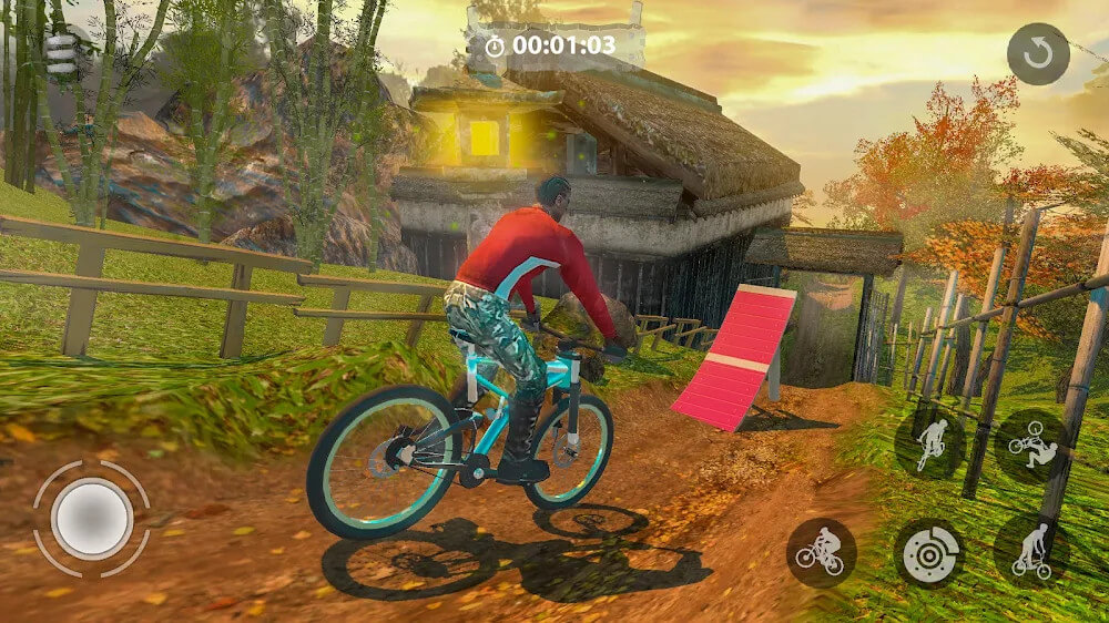 Captura de tela do gameplay de Bicycle Stunts 5