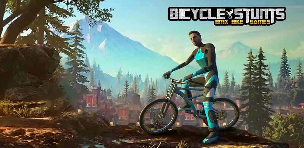 Captura de tela do gameplay de Bicycle Stunts 1