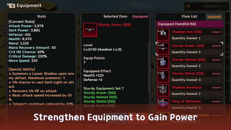 Shadow Lord: Idle gameplay screenshot 4