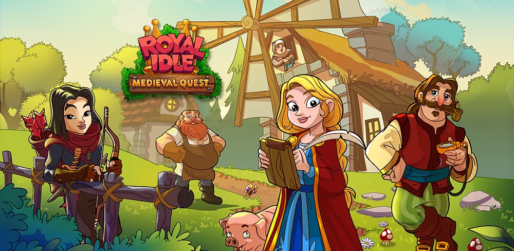 Royal Idle: Medieval Quest Gameplay Screenshot 1