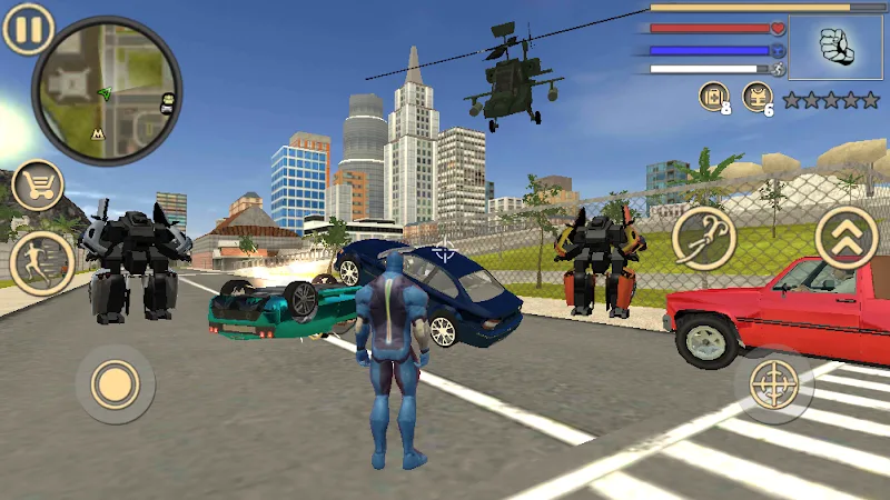 Preview gameplay Rope Hero: Original 4
