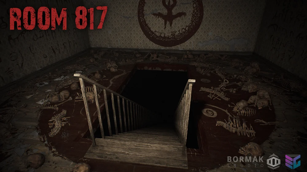 Room 817: Scary Escape Horror captura de tela 5