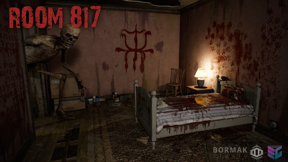 Room 817: Scary Escape Horror captura de tela 6