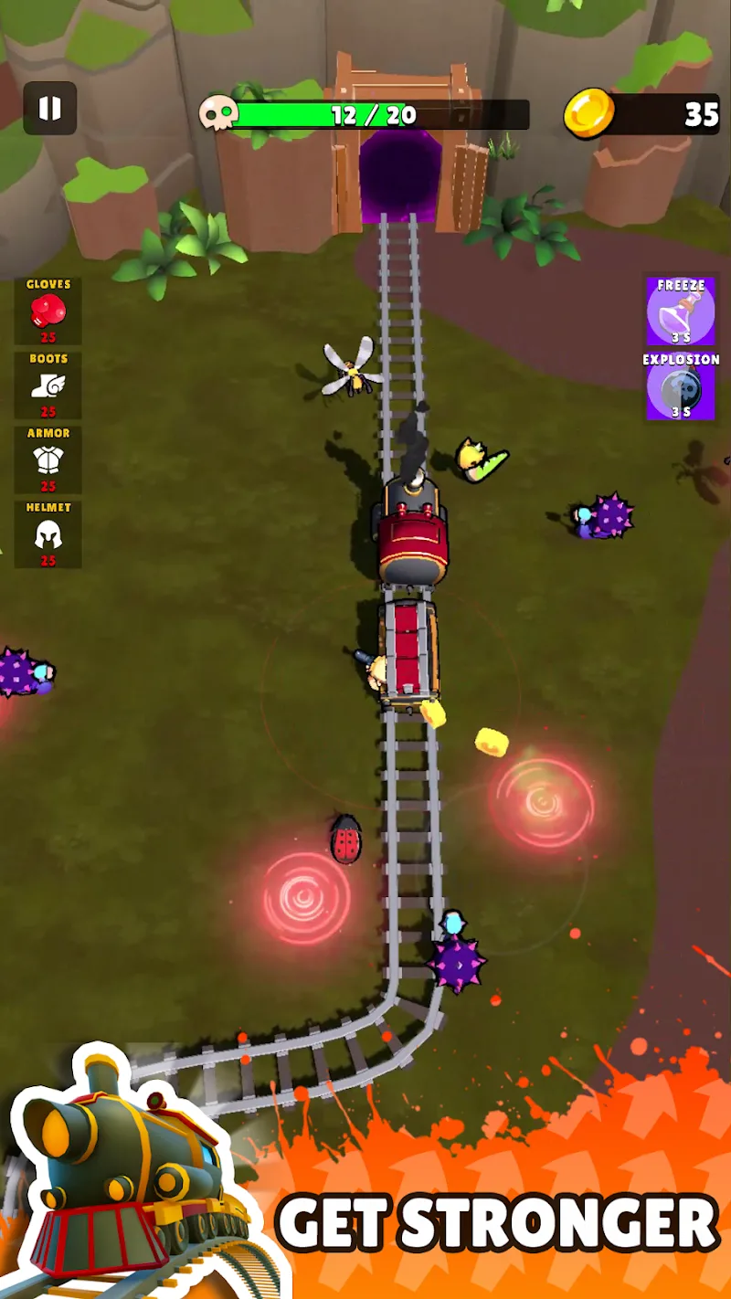 Captura de pantalla del juego Roguero Survivor RPG 6