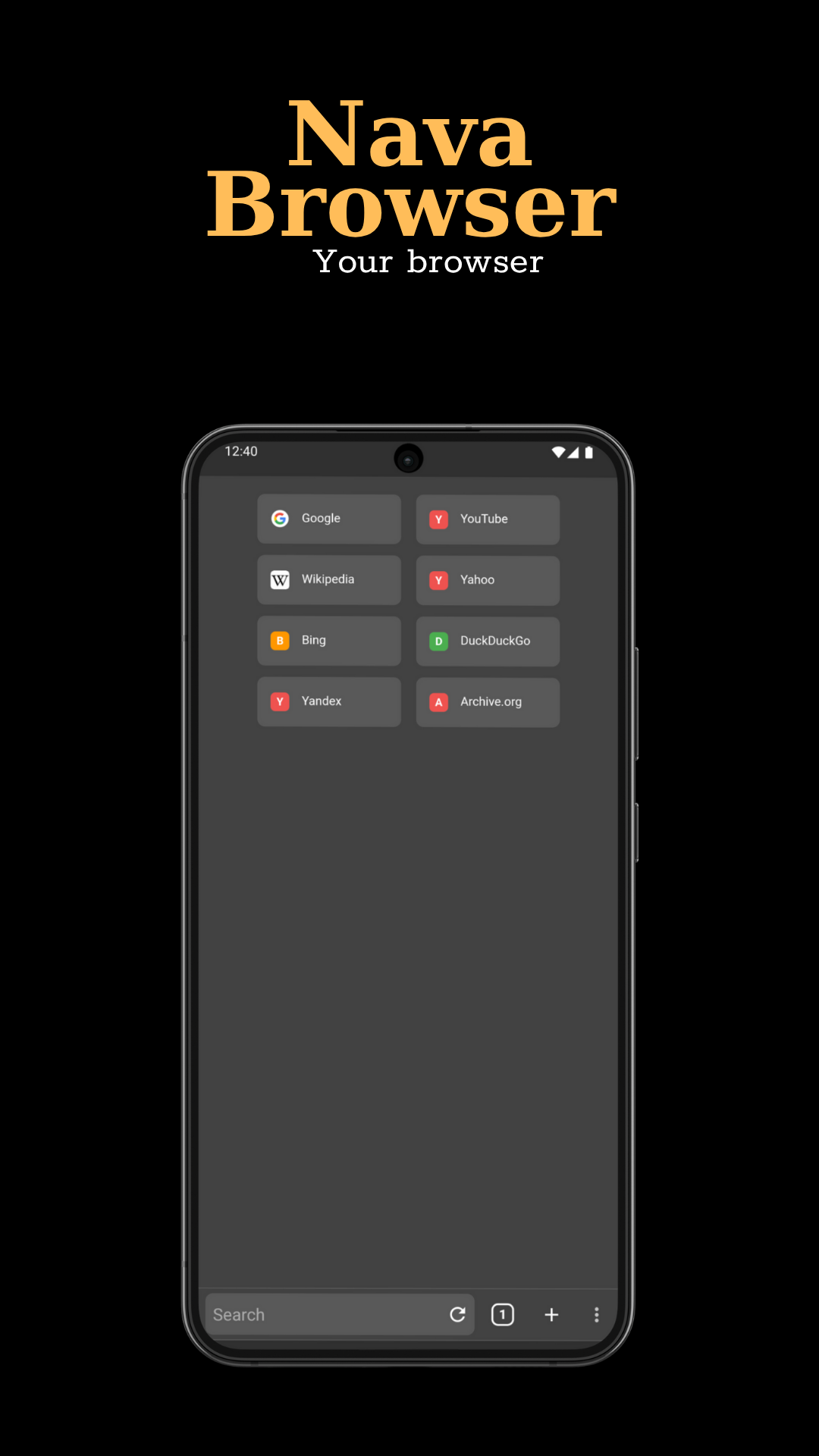Captura de tela 5 do Nava Browser - Fast & Light