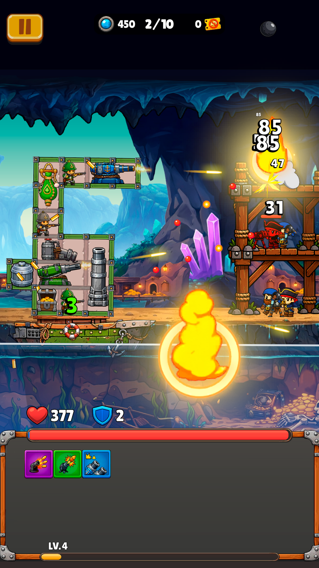 Ship Backpack: Battle Zone gameplay preview 4