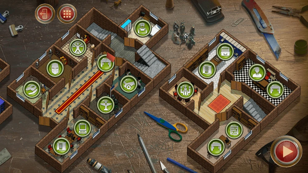 Captura de pantalla del gameplay de Seek and Find: Mystery Museum 5