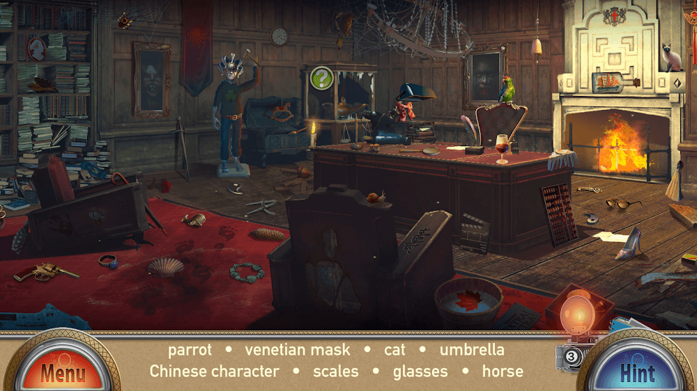Captura de pantalla del gameplay de Seek and Find: Mystery Museum 7