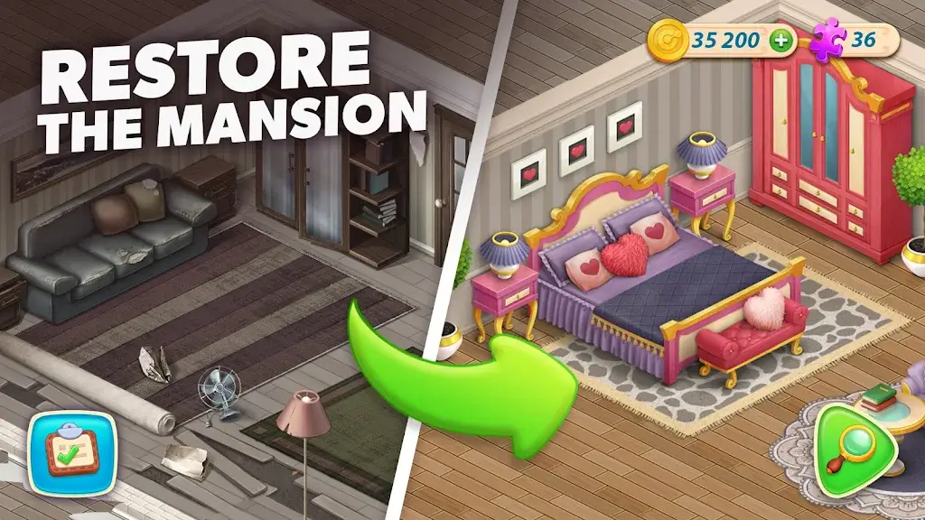 Captura de pantalla del gameplay de Secret Mansion: Hidden Objects 6