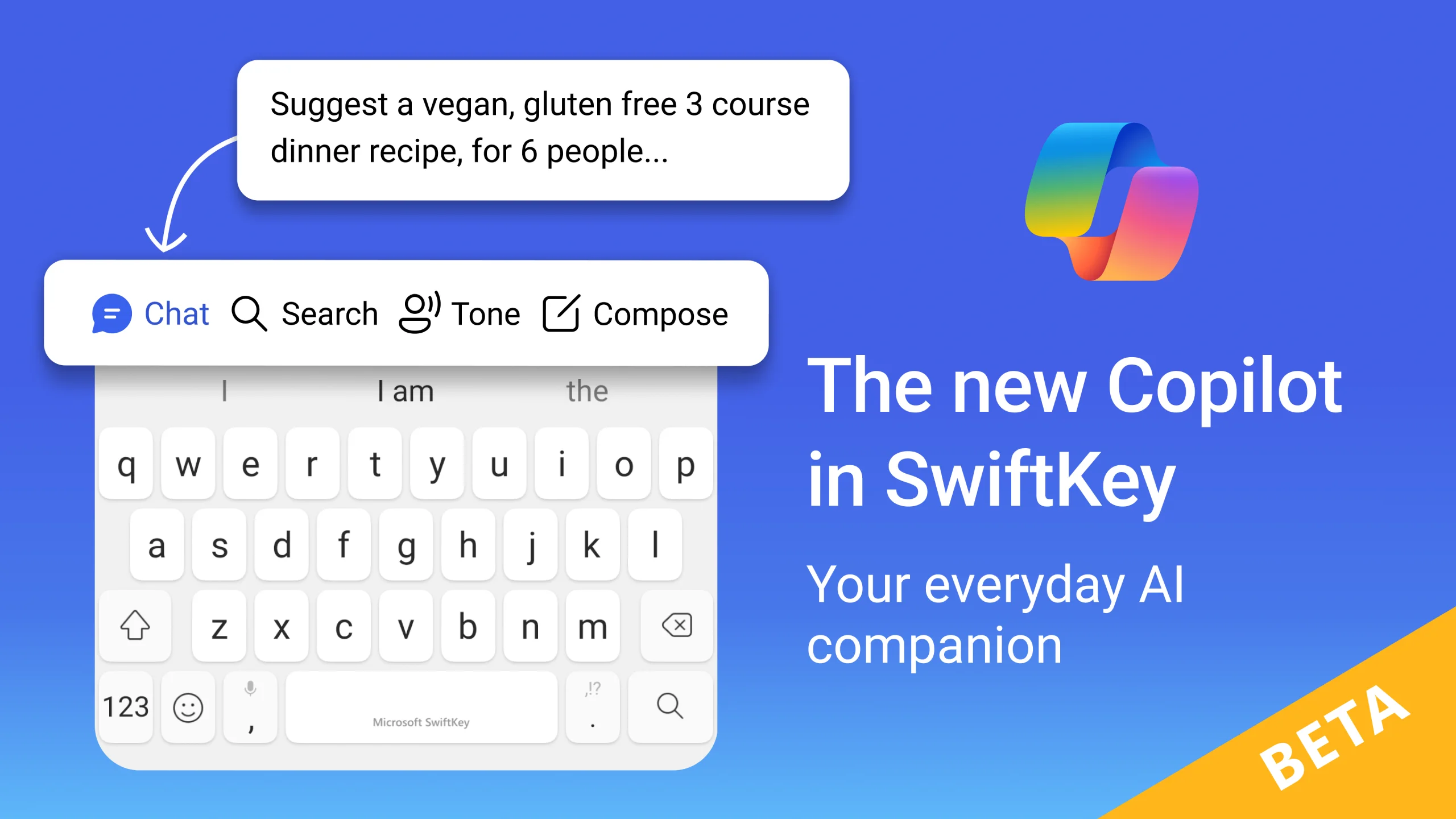 Captura de pantalla 1 de Microsoft SwiftKey Beta