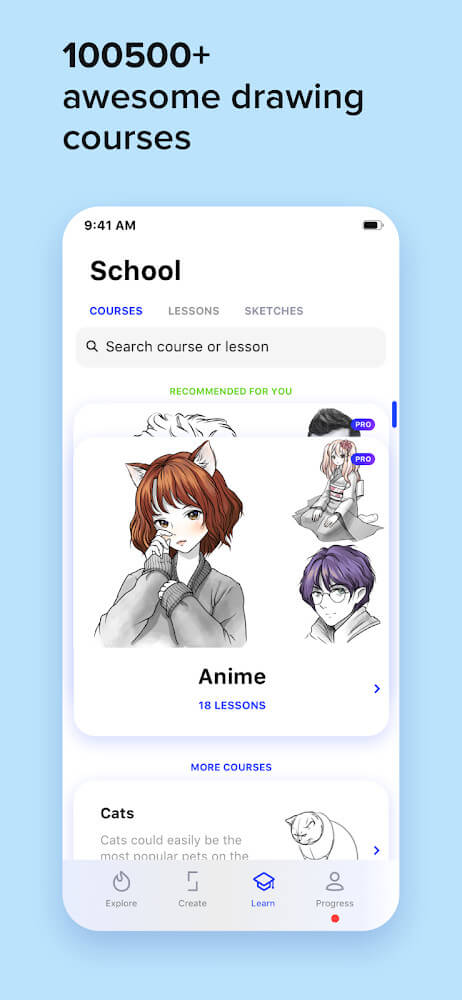 Vista previa de la app SketchAR 6