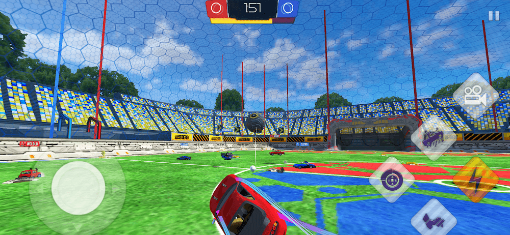 Screenshot gameplay Rocket Soccer Derby 3