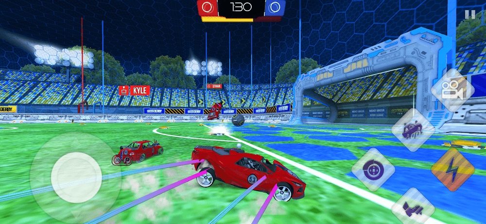 Screenshot gameplay Rocket Soccer Derby 2