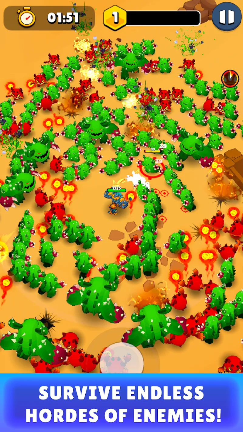 Captura de pantalla 3 de Robot Survivor 3D: Mech Battle