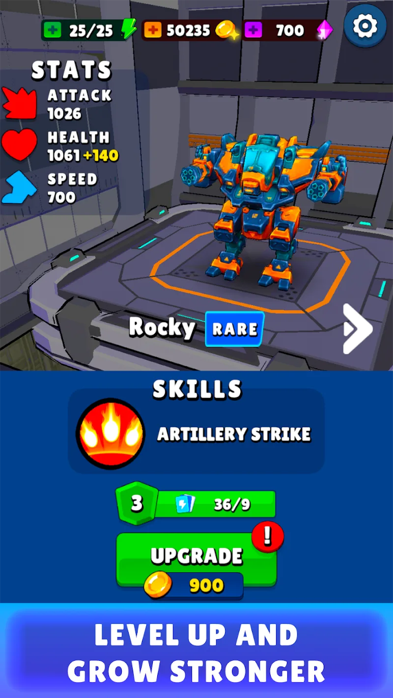 Captura de pantalla 6 de Robot Survivor 3D: Mech Battle