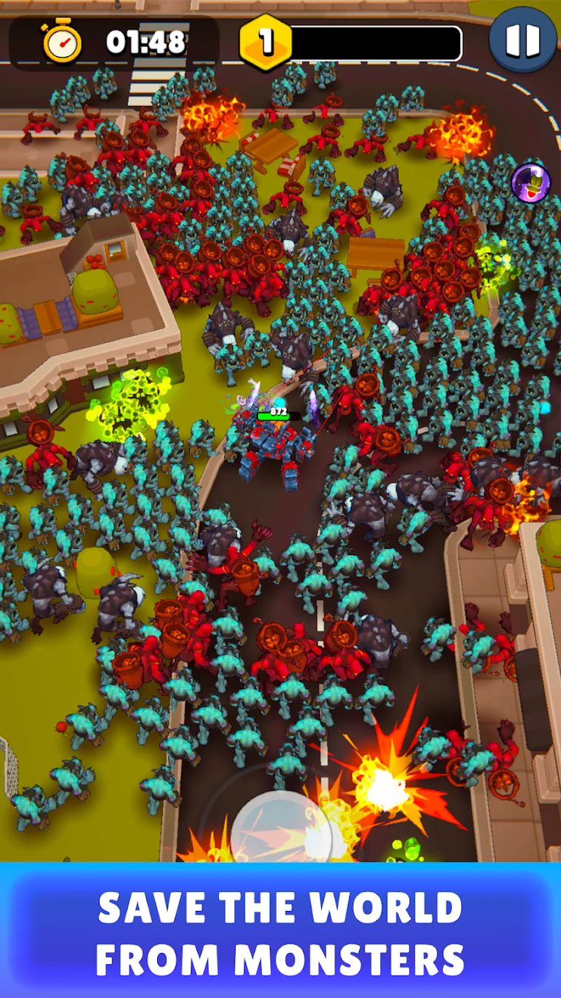 Captura de pantalla 5 de Robot Survivor 3D: Mech Battle