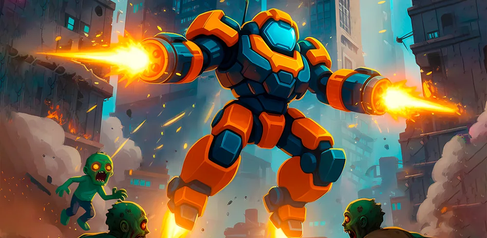 Captura de pantalla 1 de Robot Survivor 3D: Mech Battle