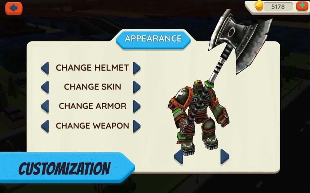 Robot Hero: City Simulator 3D captura de pantalla 6