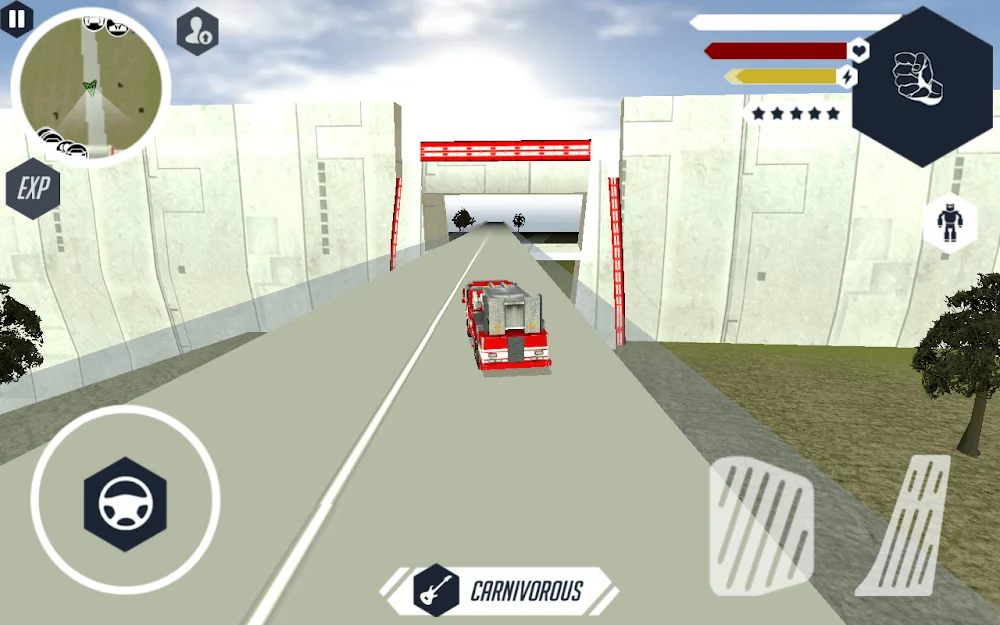 Tangkapan layar transformasi Robot Firetruck 2