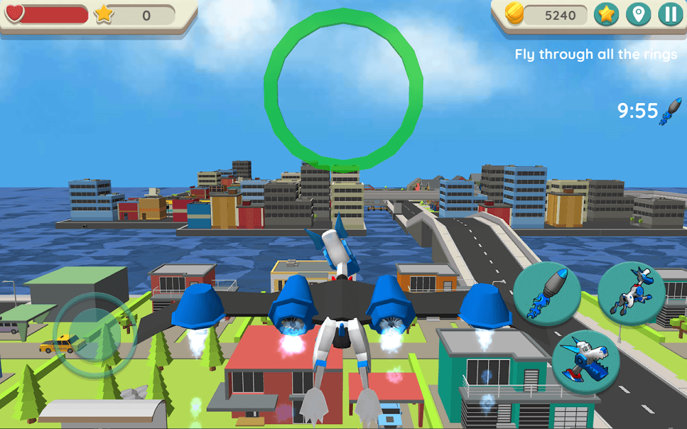 Robot Dog City Simulator captura de pantalla del juego 4