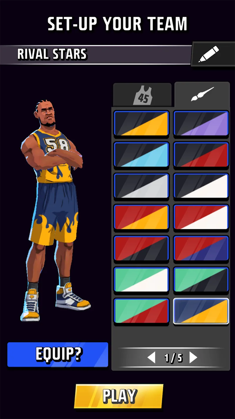 Captura de pantalla 5 de Rival Stars Basketball