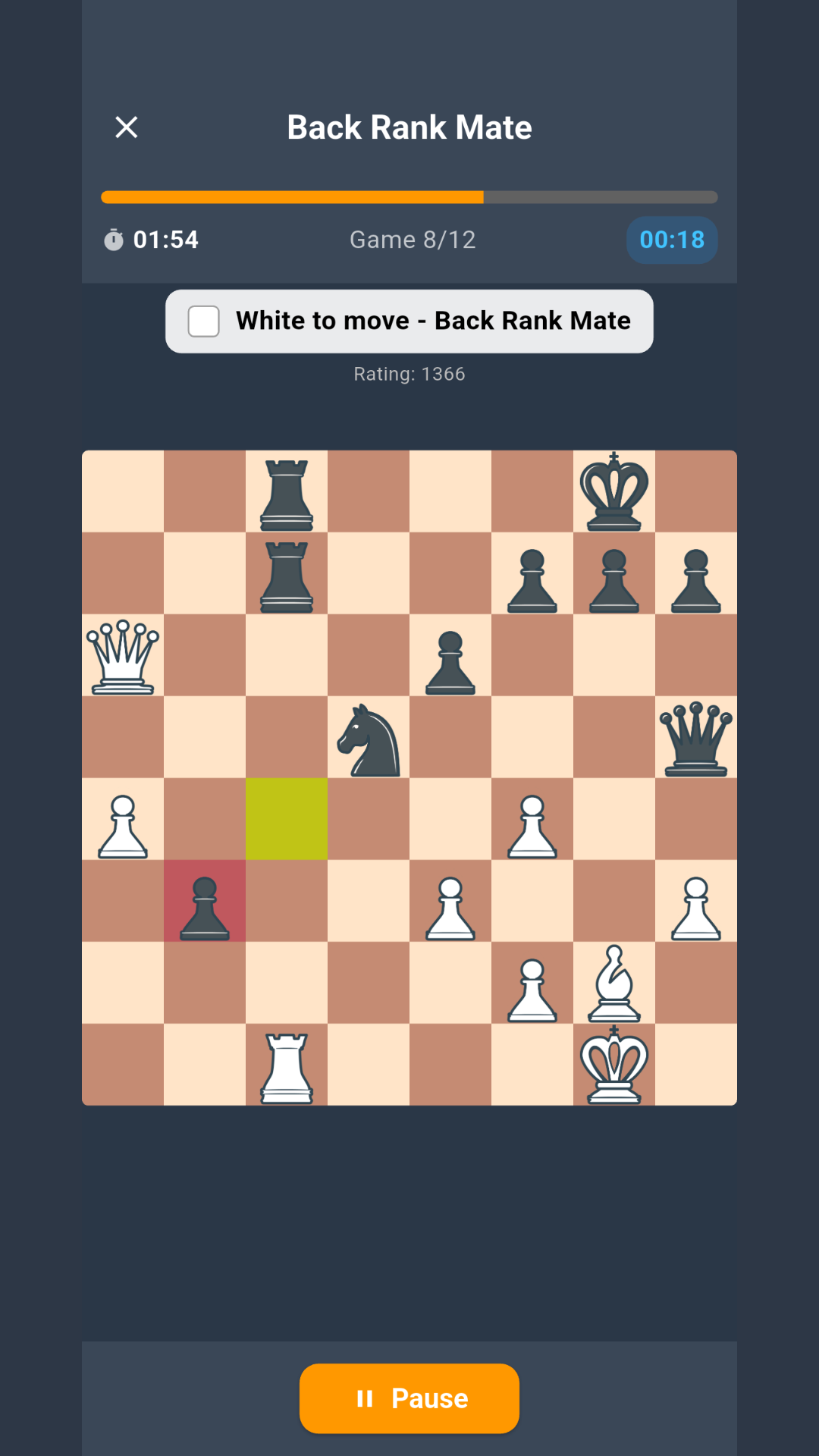 Captura de pantalla de vista previa 1 de Chess Training: Proven Drills