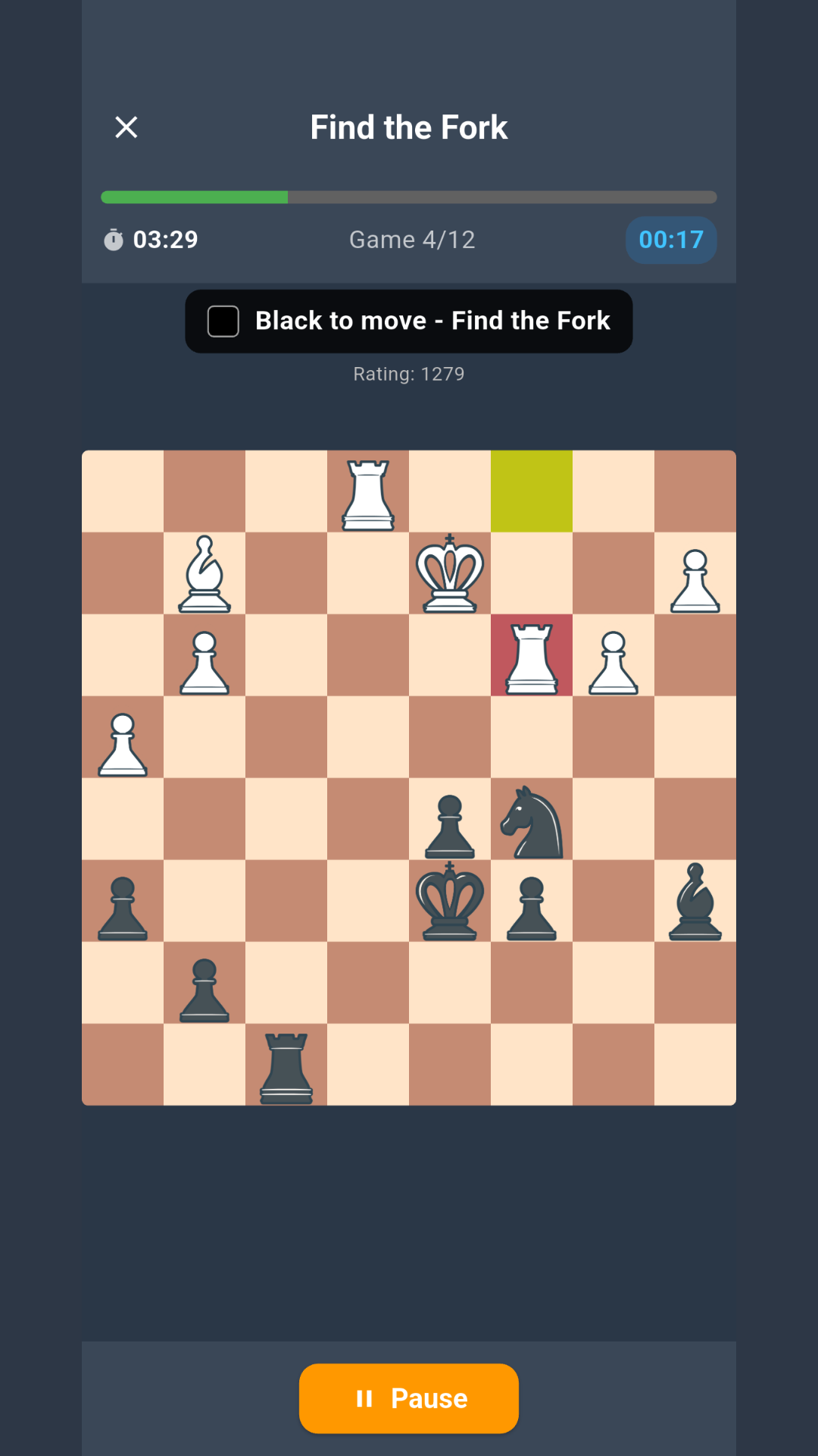 Captura de pantalla de vista previa 3 de Chess Training: Proven Drills