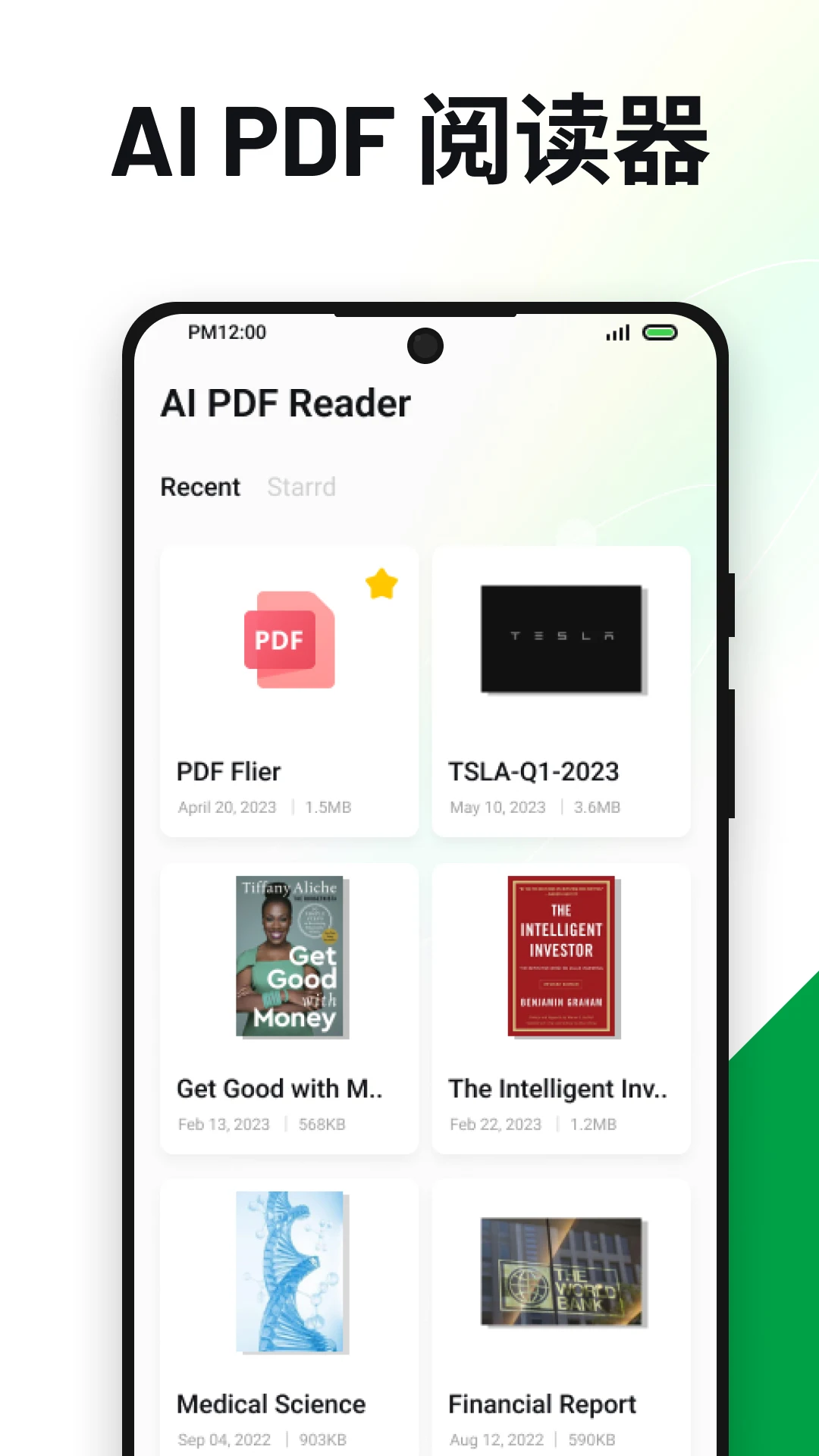 Captura de pantalla 5 de PDF AI Reader: Editor, Scanner