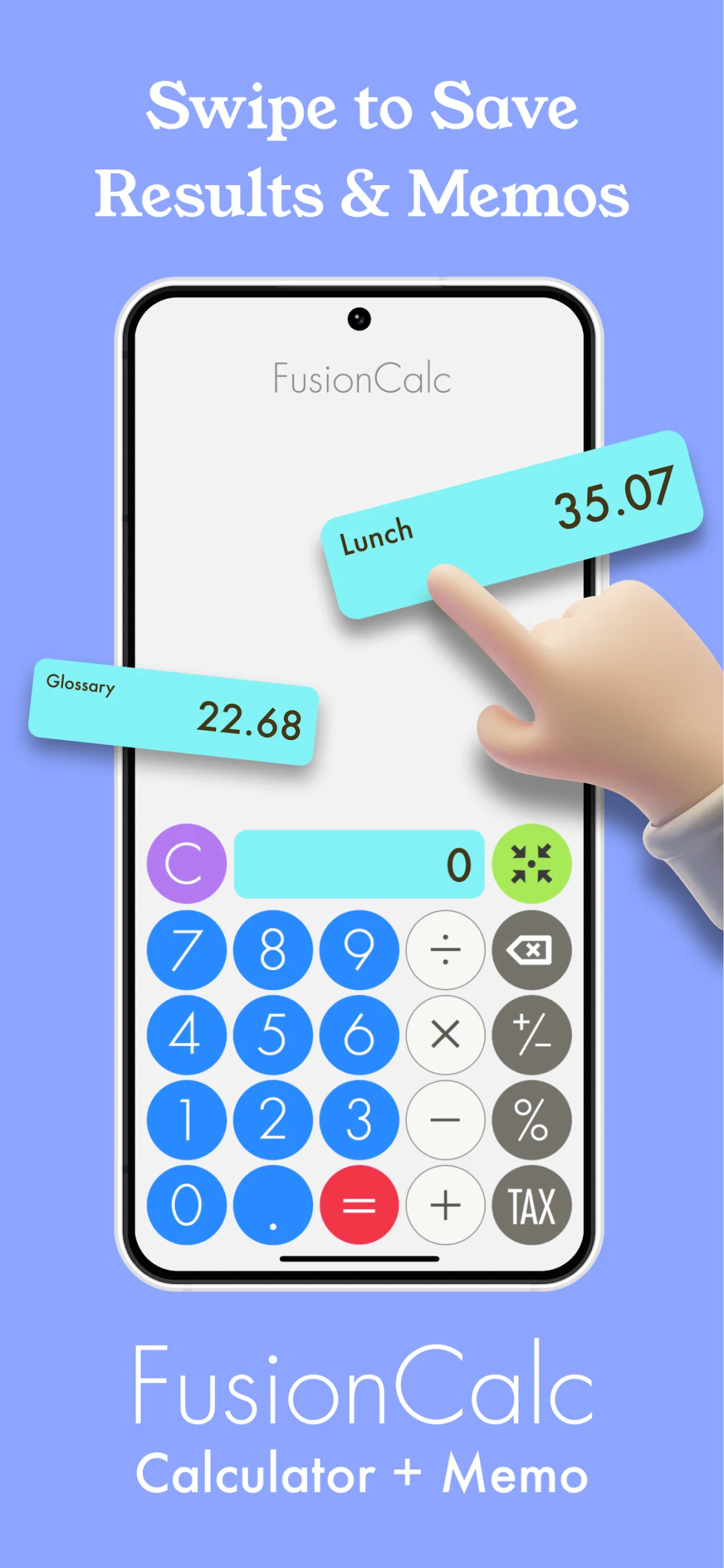 Captura de pantalla 4 de la aplicación Memo Calculator - FusionCalc
