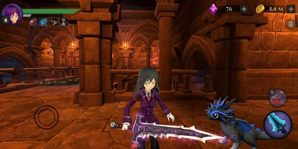 Pratinjau gameplay School Girl: Dungeon RPG 2