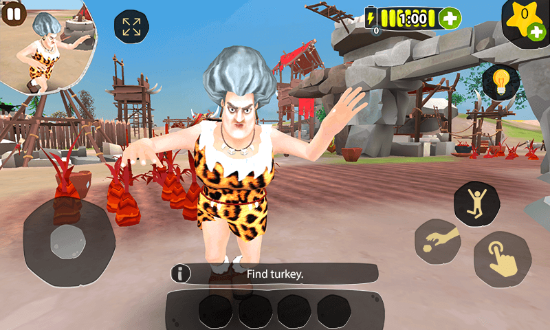 Scary Teacher Stone Age captura de pantalla 4