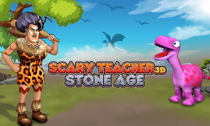 Scary Teacher Stone Age captura de pantalla 3