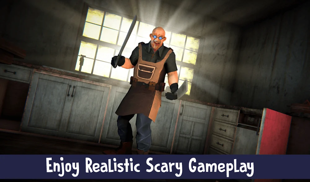 Tangkapan layar in-game Scary Butcher Psychopath Hunt 4