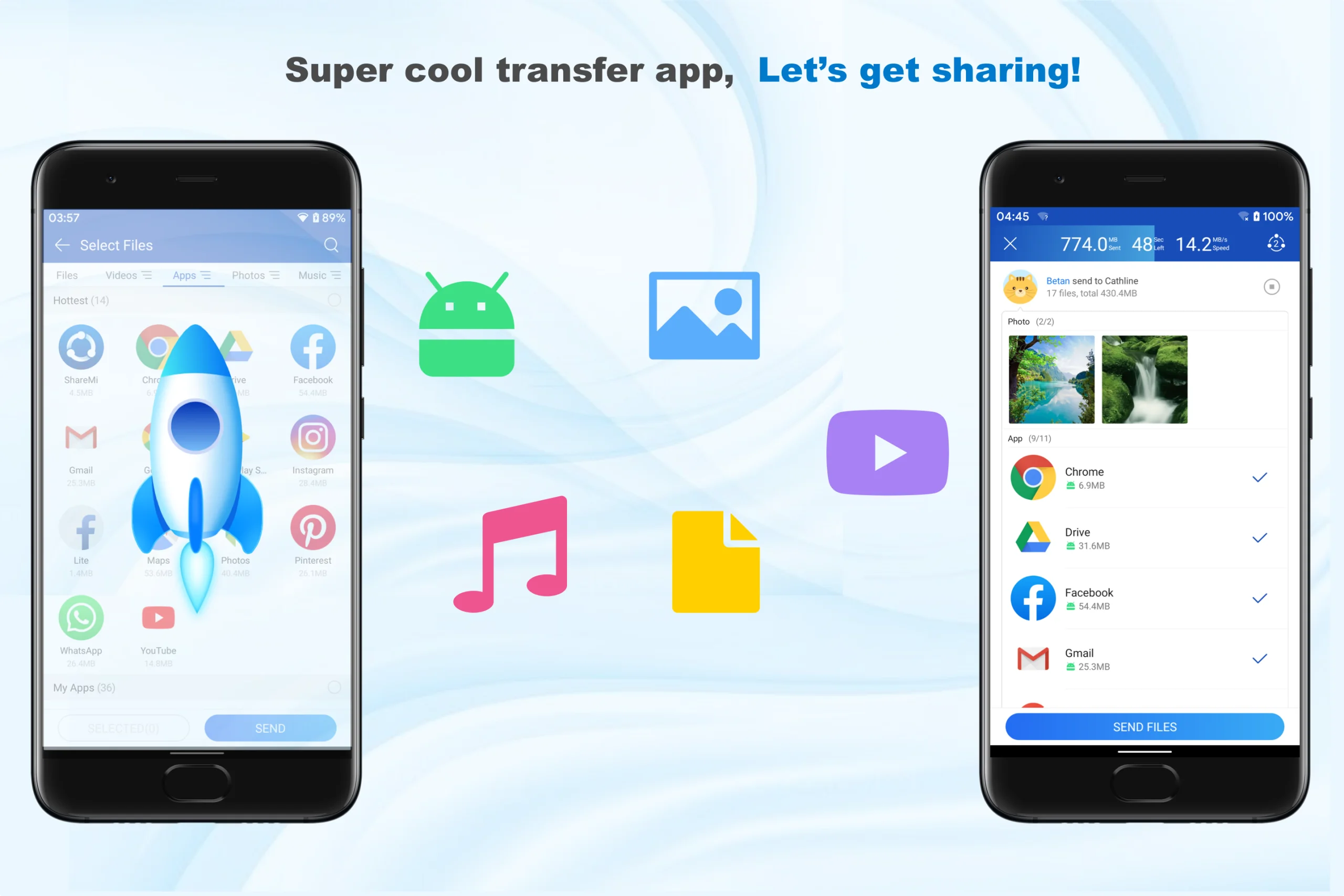 Tangkapan layar ShareMi - Fast Transfer Files 1