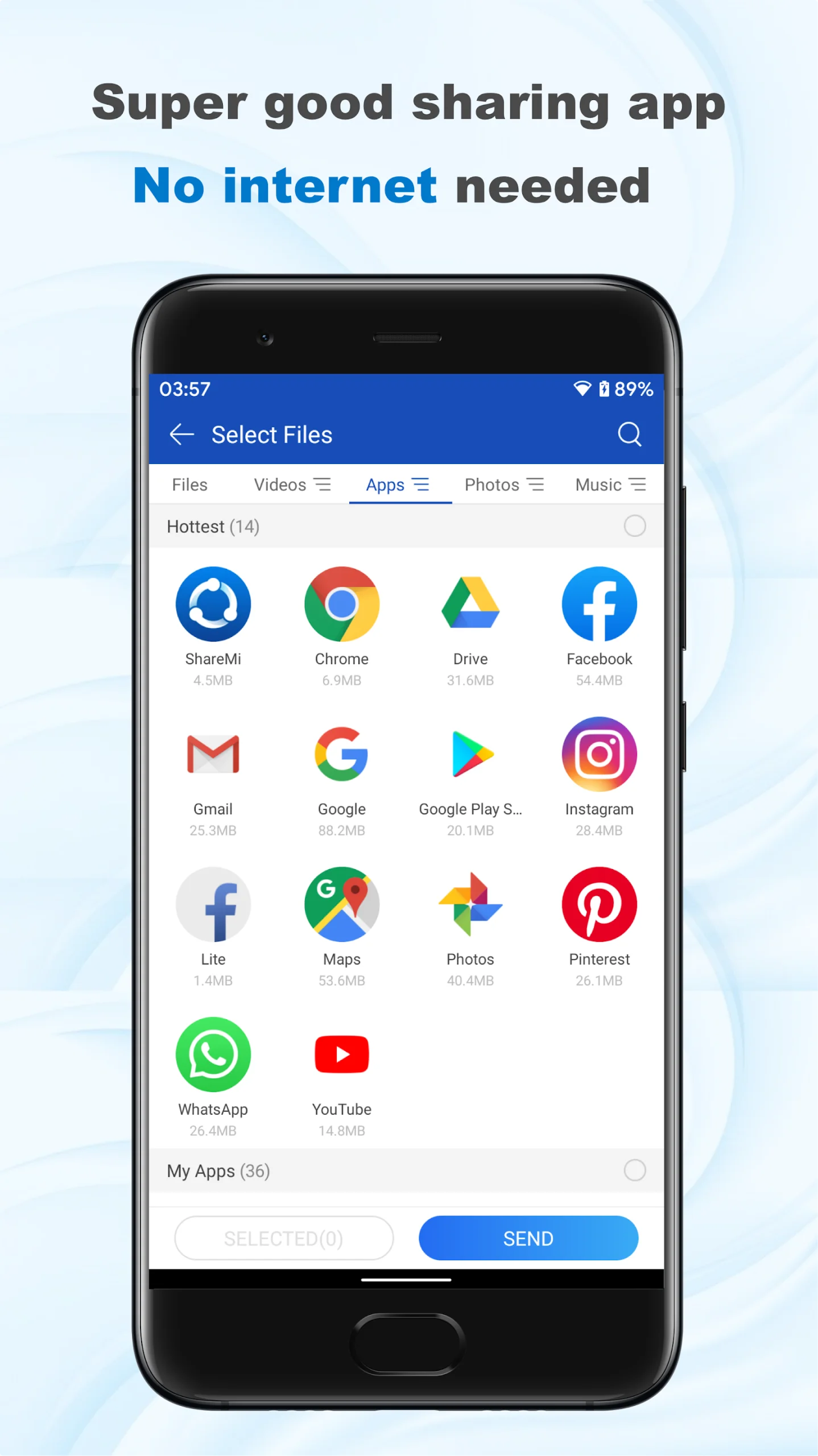 Tangkapan layar ShareMi - Fast Transfer Files 2