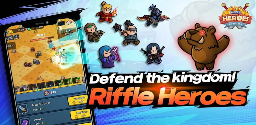 Tangkapan layar Riffle Heroes 1