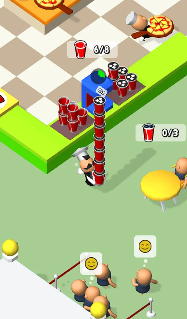 Tangkapan layar game Restaurant Tycoon: Dining King 3